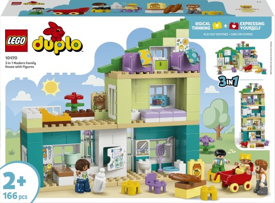 Lego 3 I 1 Moderne Familievilla Med Figurer