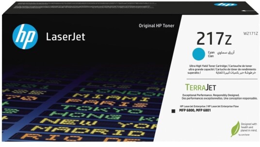 Hp 217Z Cyn Original Laserjet Supl Toner Crtg