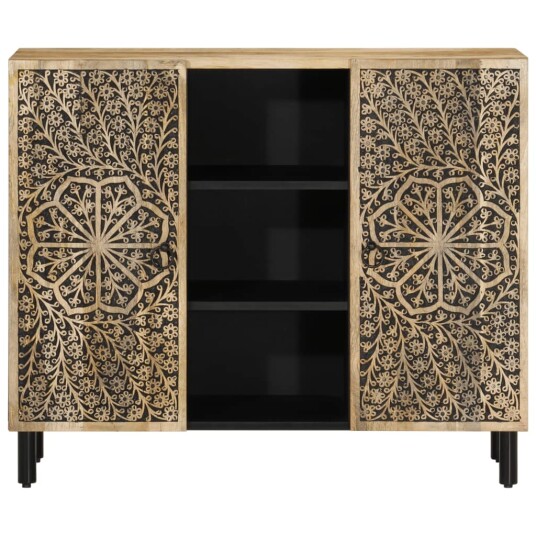 Sideskap 90x33x75 cm heltre mango 8721012107984