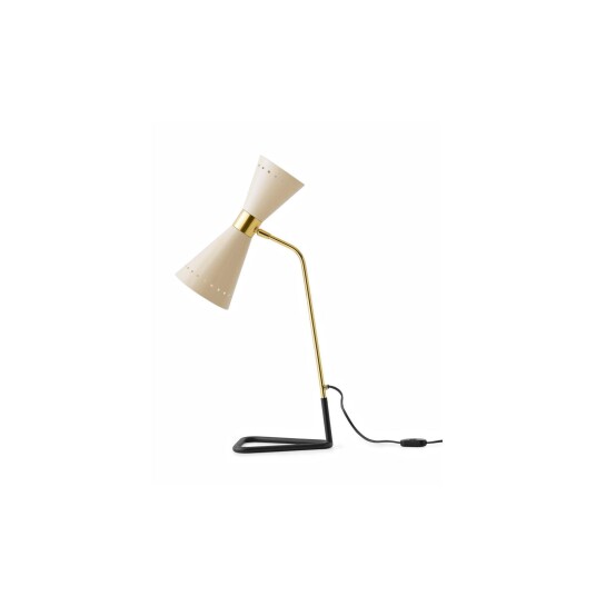 Stilnovo Megafono Bordlampe 2 Gull/Elfenben