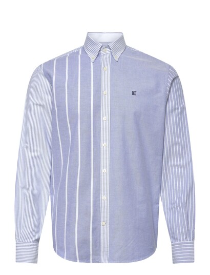 Hackett London Heritage Patchwork Oxf Blue M Hackett London Heritage Patchwork Oxf Blue M
