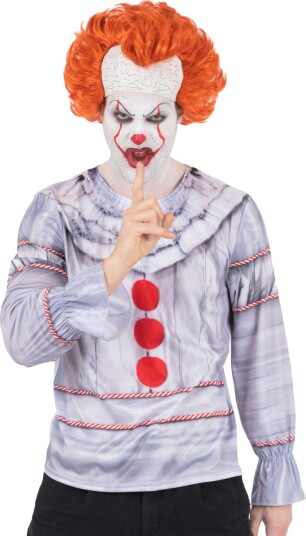 Pennywise IT Chapter Two Lisensiert Kostymeskjorte L Pennywise IT Chapter Two Lisensiert Kostymeskjorte L