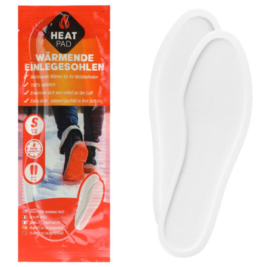 Varme såler Hodeputer Varme innleggssåler SMALL