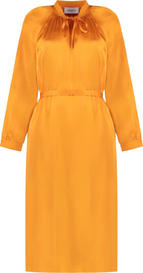 Yves Salomon Dame Kjoler Oransje XS, Yves Salomon Dame Kjoler Oransje XS,