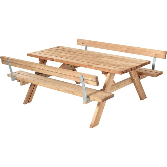 Piknikbord PLUS med 2 Ryggstøtter 177 cm Piknikbord PLUS med 2 Ryggstøtter 177 cm