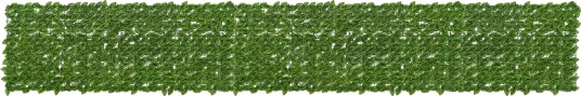 vidaXL Balkong skjerm med blader Grønn og gul 500 x 75 cm