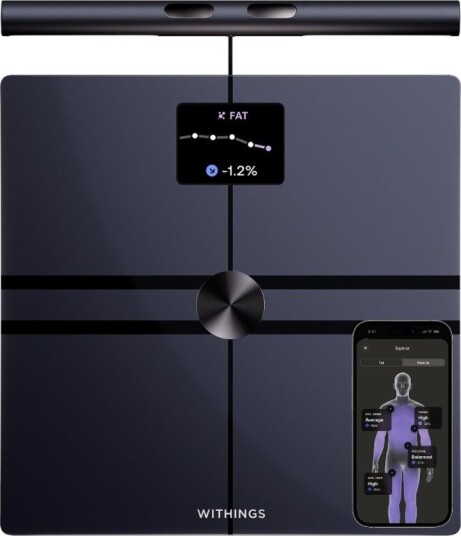 Withings BodyFit badevekt svart Withings BodyFit badevekt svart