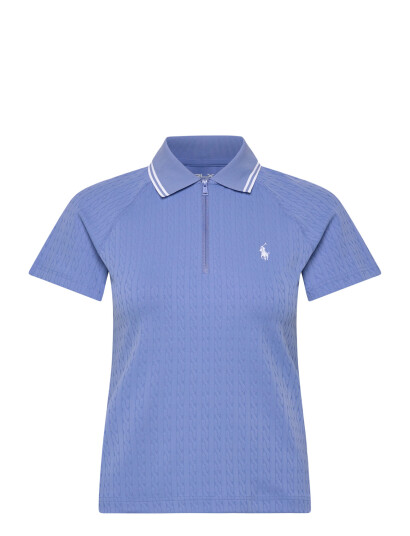 Ralph Lauren Golf Active Cable Knt Polo Blue M Ralph Lauren Golf Active Cable Knt Polo Blue M