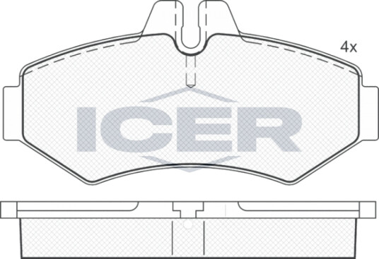 Bremseklosser sett ICER 141289