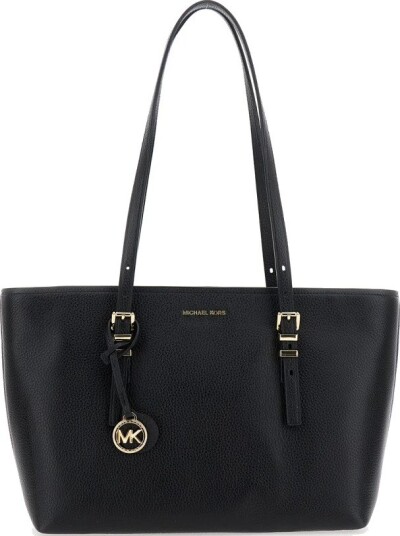 Michael Kors Md Ew Tz Tote - Black - ONE SIZE