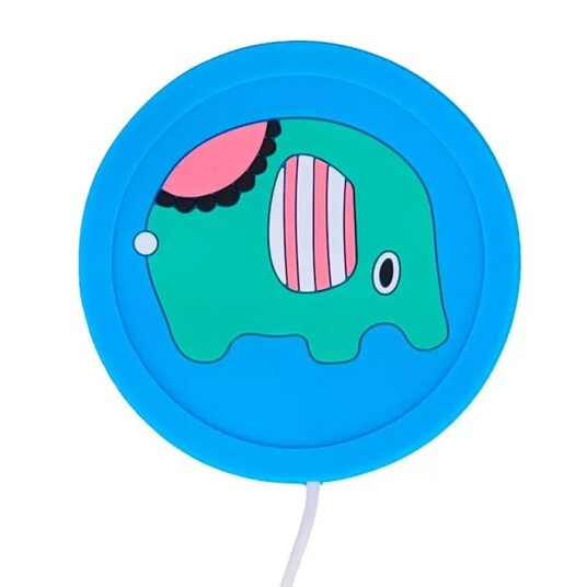Setty Koppvarmer med USB-kabel fra Setty - Elefantmotiv Setty Koppvarmer med USB-kabel fra Setty - Elefantmotiv