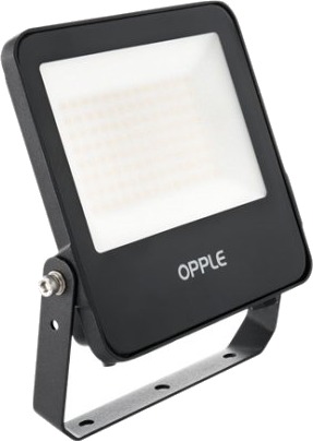 Opple Lighting Ledflood E3 Re170 50W 830 Bl Sort Ip66 Aluminium Polykarbonat Pc Herdet Glass I Ik07 1 M