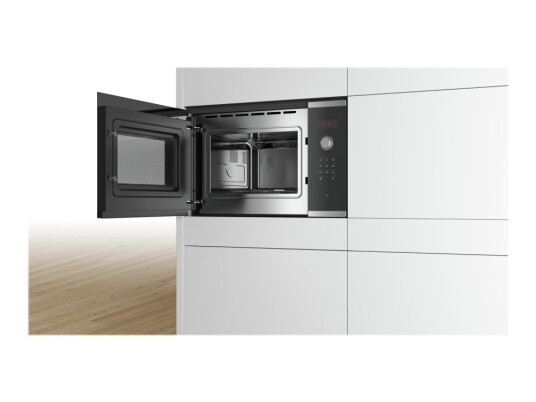 Bosch Serie 4 Bfl553ms0 Mikrobølgeovn Innebygd 25 Liter 900 W Rustfritt Stål Bosch Serie 4 Bfl553ms0 Mikrobølgeovn Innebygd 25 Liter 900 W Rustfritt Stål