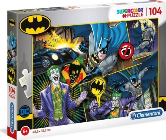 Clementoni Batman 104 Stykker Fjernsyn/ Filmer 6 År