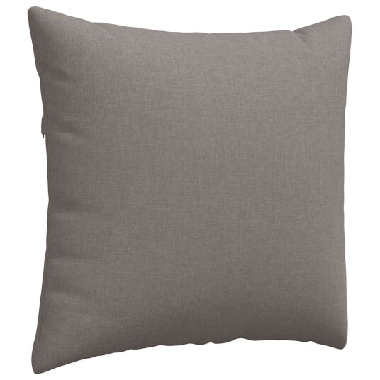 Sofaputer 2 pcs Gråbrun 45 x 45 cm stoff