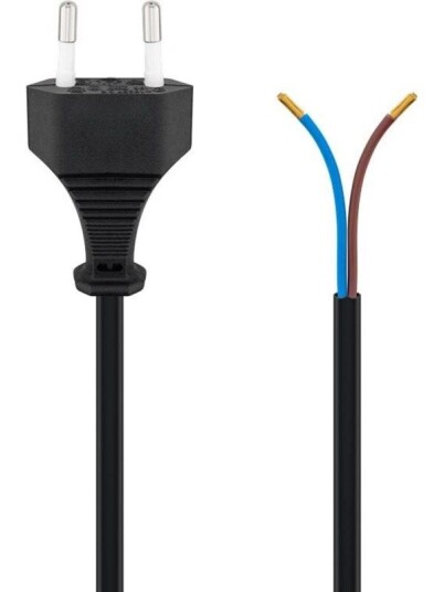 Pro Euro cord for assembly 1.5 m black