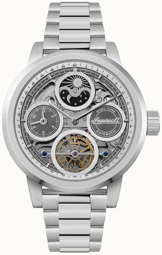 Ingersoll Herreklokke I16002 The Arc Sølvfarget/Stål Ø44 mm Ingersoll Herreklokke I16002 The Arc Sølvfarget/Stål Ø44 mm