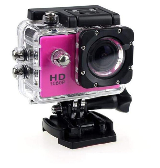Sports Cam Full HD 1080p / 720p Med tilbehor