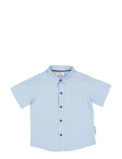 Geggamoja Linen Shirt Blue 146/152 Geggamoja Linen Shirt Blue 146/152