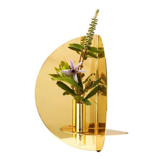 Klong Twilight Lysestake Vegg Messing 32 cm Design av Margarita Matiz