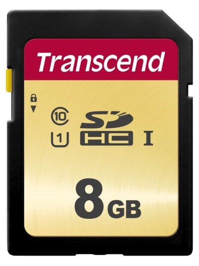 Transcend 500S SDHC UHS-1 - 8GB Transcend 500S SDHC UHS-1 - 8GB