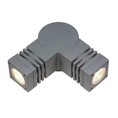 TORRE 230V 3.6W 2x1LED CREE 45° OPP+SIDE IP44 veggmontert - Kulør : Kald