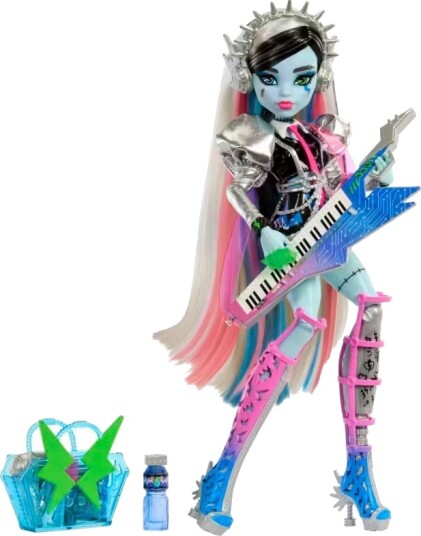 Monster High Frankie Stein Rockstar Dukke 3+ år