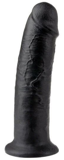 King Cock Realistisk Dildo 25 cm      - Svart
