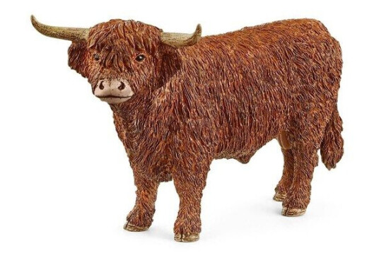 Schleich Highland Bull Figur av Plast - Skotsk Dyr