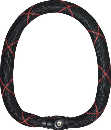 ABUS Steel-O-Chain Ivy 9210 Kjedelås 170 cm Svart Rød
