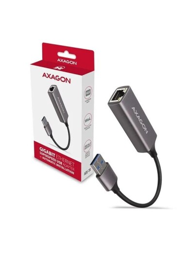 AXAGON Gigabit Ethernet Superspeed USB A 3.2 Gen 1 External Network Adapter ADE TR