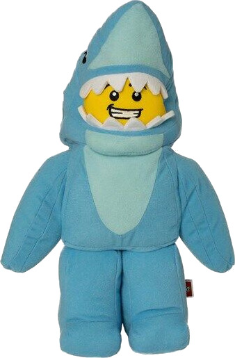 Euromic LEGO Iconic Shark Guy plush toy H 35 cm