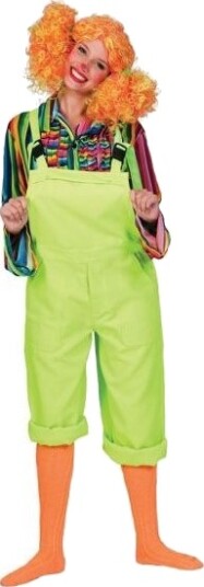 Espa Neon Grønne Overall Kostyme