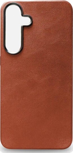 OEM Lommebokdeksel i skinn for Samsung Galaxy S25 Brun