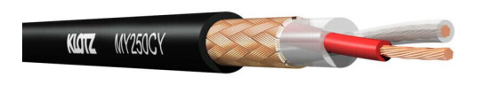 Klotz My206sw Mikrofonkabel Pro 2 X 0.22 Mm2 Pvc Black 100m