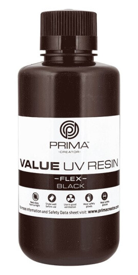 PrimaCreator Value Flex UV Resin-500ml-Black