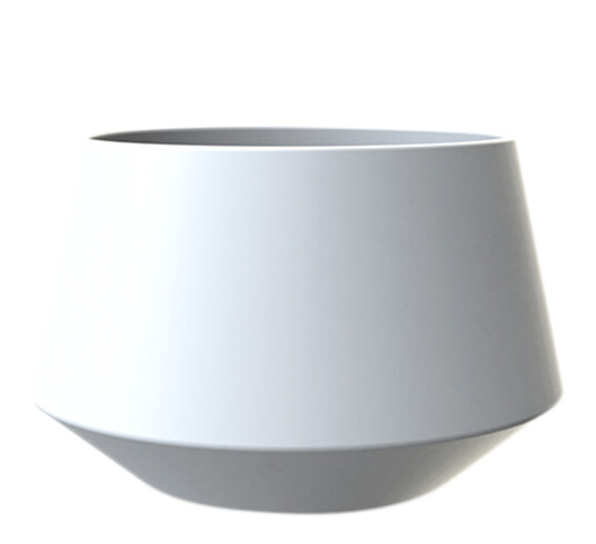 Cooee Design Convex potteskjuler 9,5 cm hvit