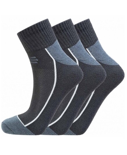 Virtus Nolly Quarter 3pk Svart 35/38 Virtus Nolly Quarter 3pk Svart 35/38