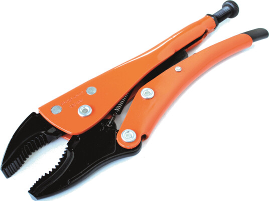 Grip-On Avrundede Kjever Med Trådkutter - Lengde 143 Mm, Spalte 0-32 Mm, Dybde 23 Mm. Grip-On Avrundede Kjever Med Trådkutter - Lengde 143 Mm, Spalte 0-32 Mm, Dybde 23 Mm.