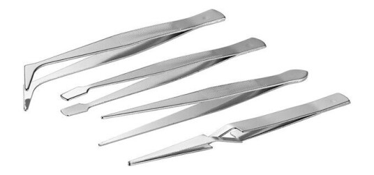 Nighthawk Tweezer set 4 pcs.