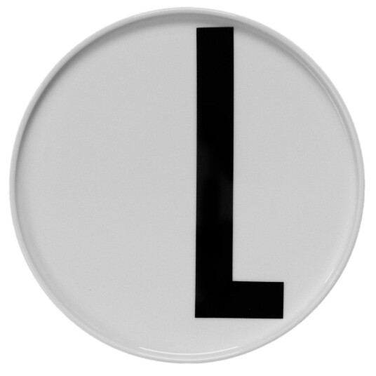 Design Letters tallerken L