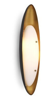 Venova vegglampe antique brass