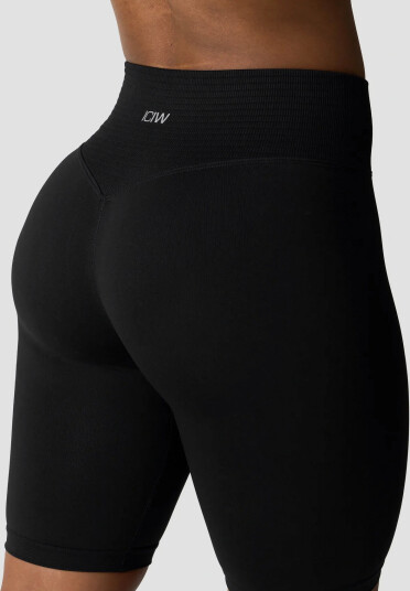 ICANIWILL Define Seamless V-Shape Biker Shorts W - Black - XL