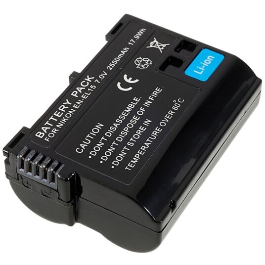 For Nikon D7000 7.0V 2550mAh kamera batterikode: EN-EL15