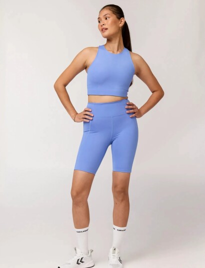 Girlfriend Collective Dylan Bra Blue XS
