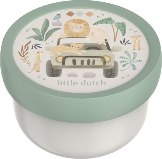 Little Dutch X Mepal Fruktboks M. Gaffel 300 ml Safari Frien
