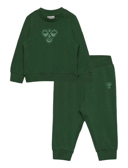Hummel Hmlmini Jersey Crewsuit Bee Green 56 Hummel Hmlmini Jersey Crewsuit Bee Green 56