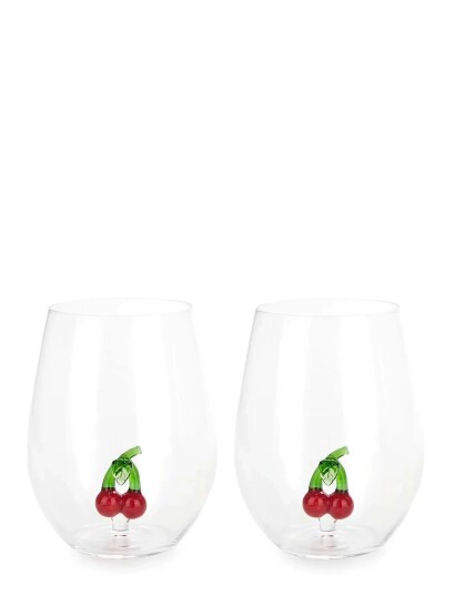 Balvi Dricksglas Botanical Körsbär Set Med 2 Nude 12X9.2X9.2CM Balvi Dricksglas Botanical Körsbär Set Med 2 Nude 12X9.2X9.2CM