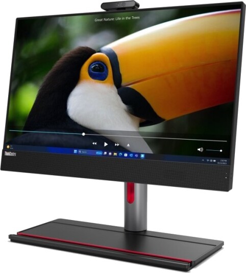 Lenovo Thinkcentre M90a Gen 5 12Sh Alt I Ett Med Full Function Monitor Stativ Core I5 I5 14500 Inntil 5 Ghz