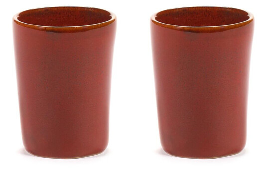 Serax La Mère espressokopp 7 cl 2-pakn. Venetian red